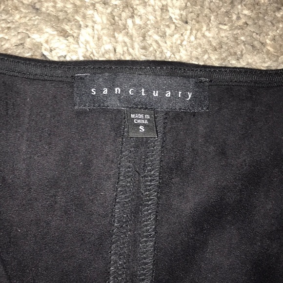 Faux suede sleeveless top - Picture 4 of 5